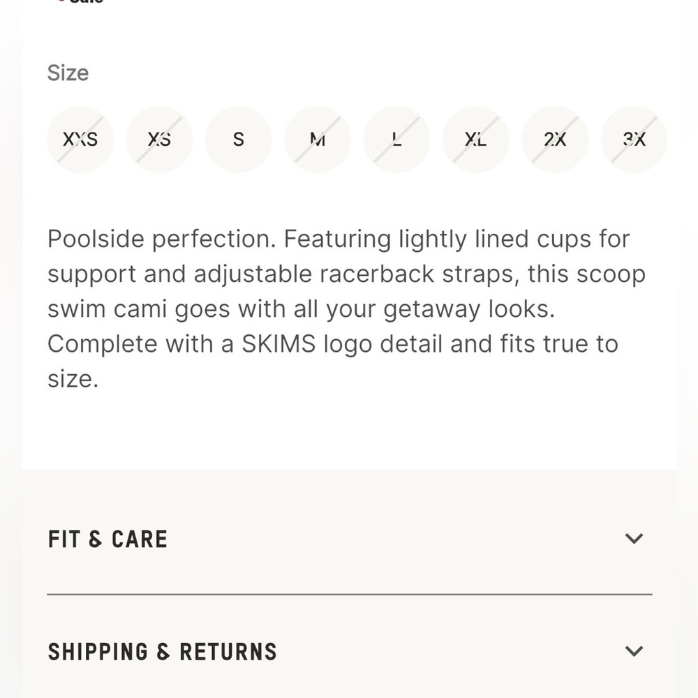SKIMS SIGNATURE SWIM CAMI TOP - Picture 4 of 7
